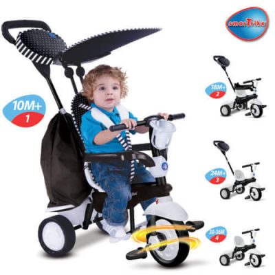 Smart-Trike-Spark-4-in-1-touch-steering-Black-White-RESIZED